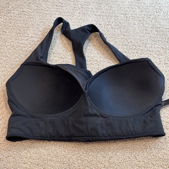 Victoria's Secret Sports Bra Racerback Lightweight Black Size 32DD #817743-QB4 - Picture 7 of 12